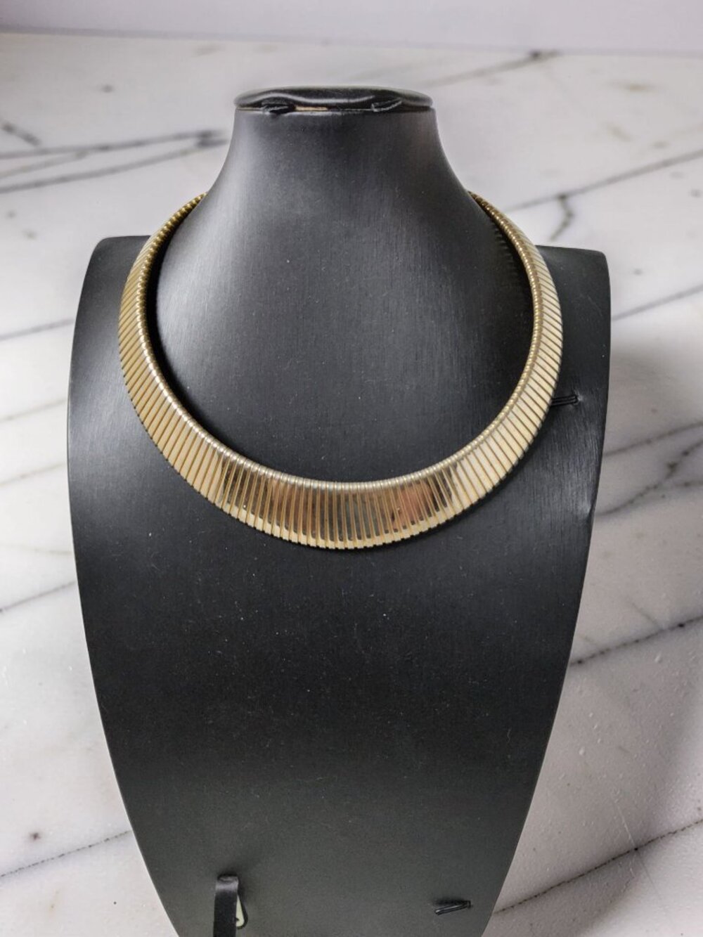 Women Gold Tone Statement Collar Bib Necklace Jewelry for Special Occasion.